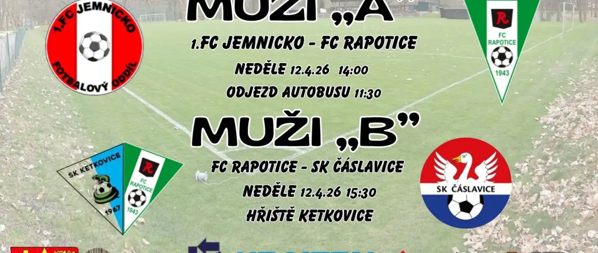 Pozvánka na víkendová utkání