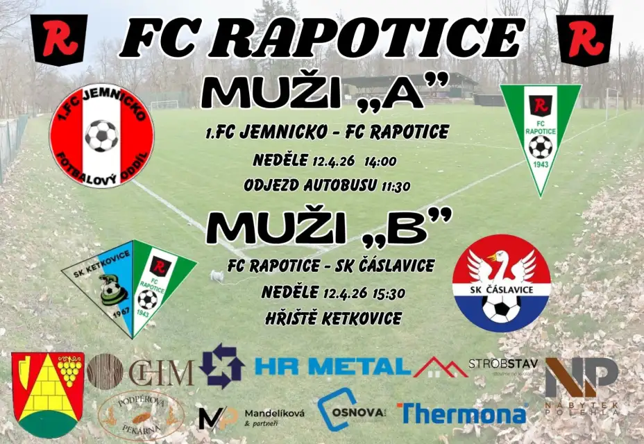 Pozvánka na víkendová utkání