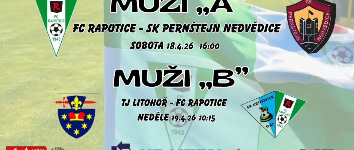 Pozvánka na víkendová utkání