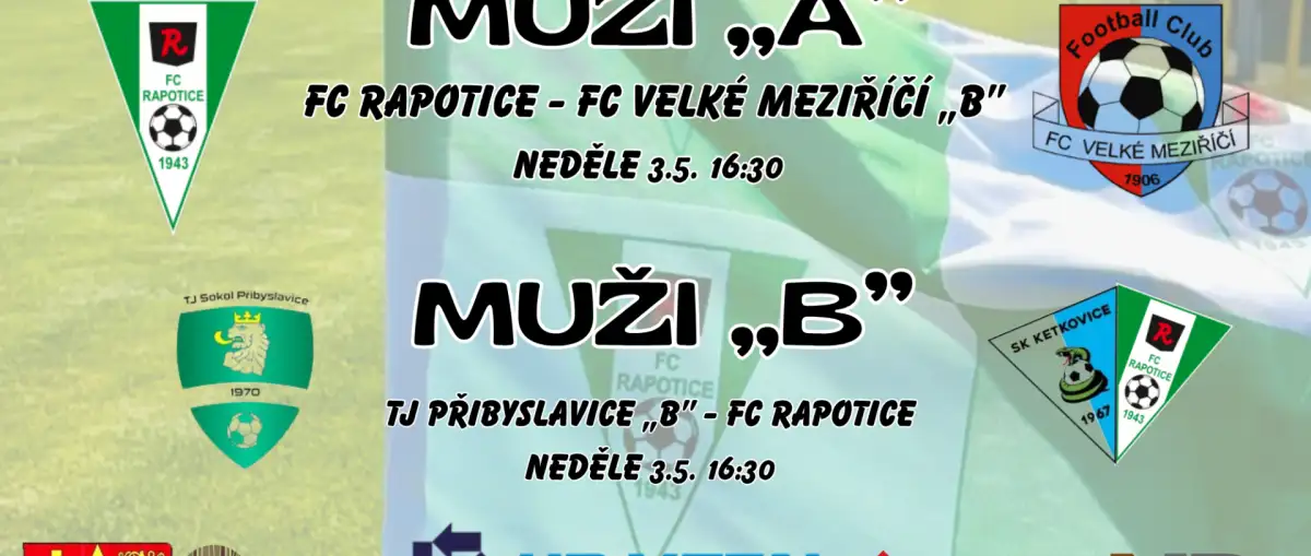 Pozvánka na víkendová utkání