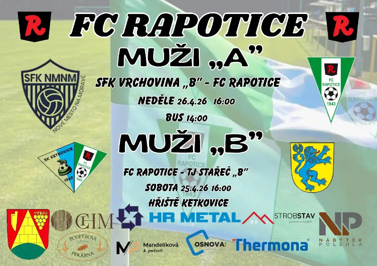 Pozvánka na víkendová utkání