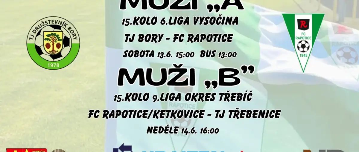 Pozvánka na víkendová utkání