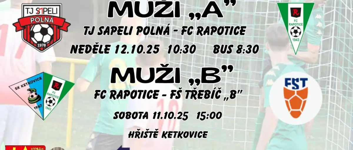 Pozvánka na víkendová utkání